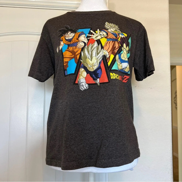 Dragon Ball Z Anime Tee Characters Goku and Vegeta Super Saiyan Forms Desig, M - Picture 2 of 4